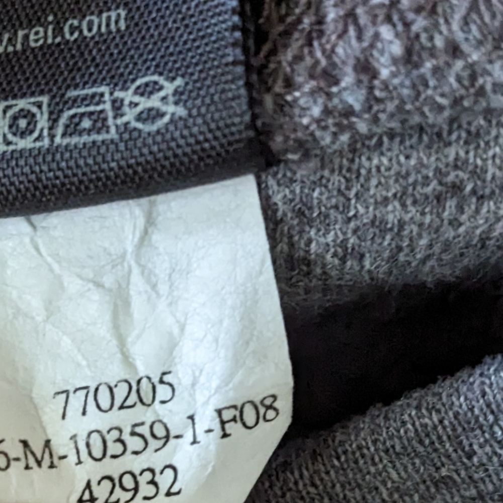 REI Co-Op Heather Gray Long Sleeve Crew Neck Heavyweight Knit Shirt XL - Picture 3 of 5